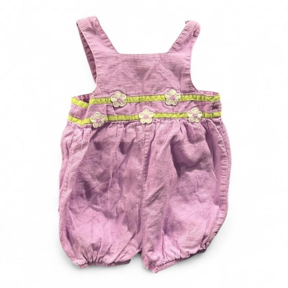 Vintage Buster brown Purple and green baby romper size 18mo (xs2)